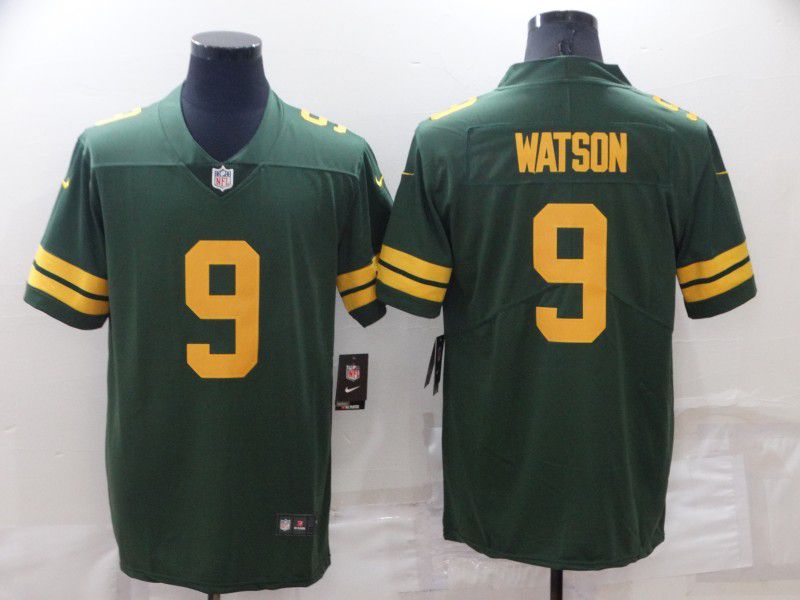 Men Green Bay Packers #9 Watson Green yellow New 2022 Nike Limited Vapor Untouchable NFL Jersey